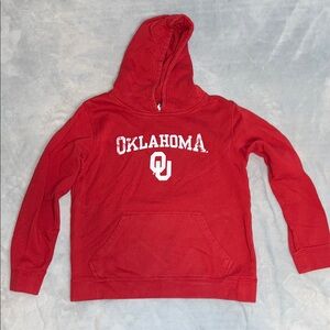 Red Oklahoma OU Pullover Hoodie
